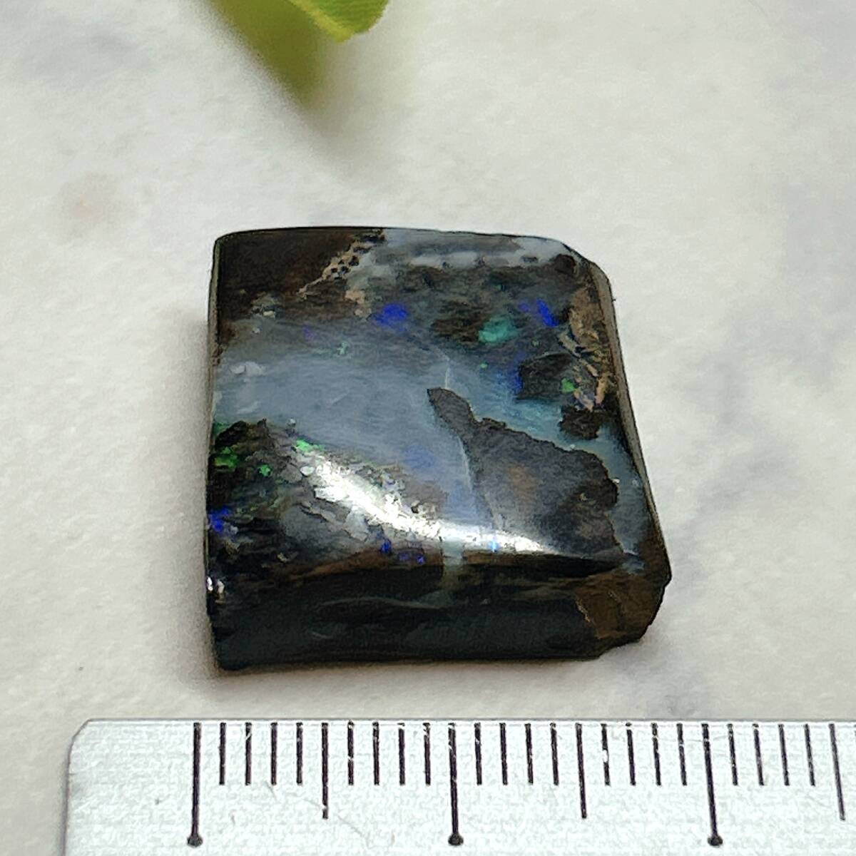 【E9387】ボルダーオパール 27.0ct オパール オーストラリア産 天然石 鉱物 原石 パワーストーン_画像5