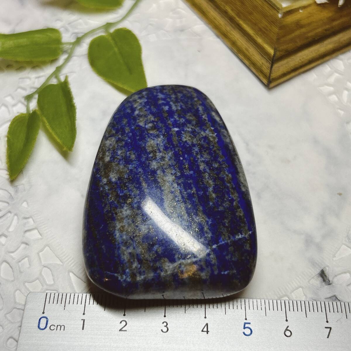 【E9453】 ラピスラズリ ペブル タンブル 磨き石 握り石 天然石 パワーストーン_画像3