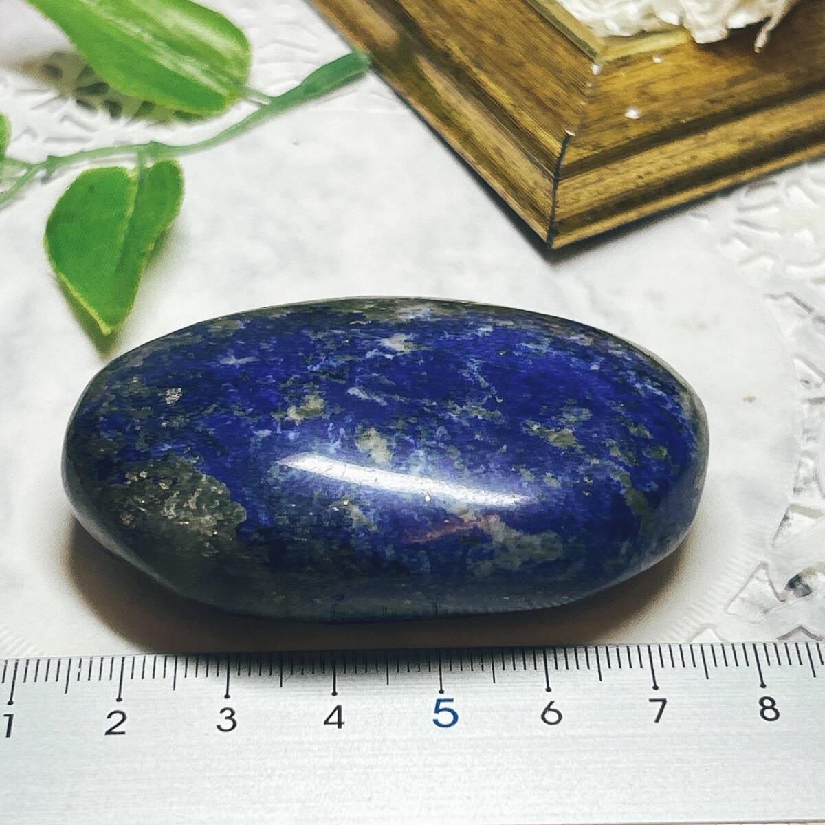 【E9450】 ラピスラズリ ペブル タンブル 磨き石 握り石 天然石 パワーストーン_画像3
