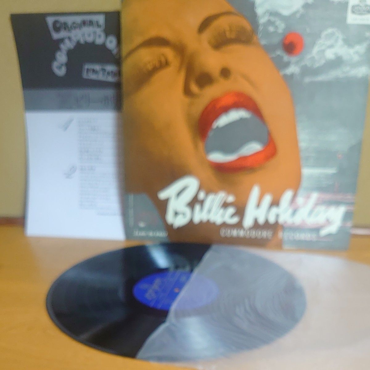 Billie Holiday  奇妙な果実 COMMODORE RECORDS   LPレコード 盤