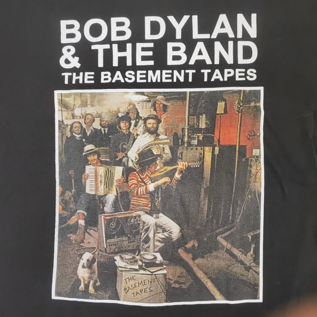 BOB DYLAN & THE BAND ボブディラン　ブラック　Lサイズ バンドTシャツ Tシャツ