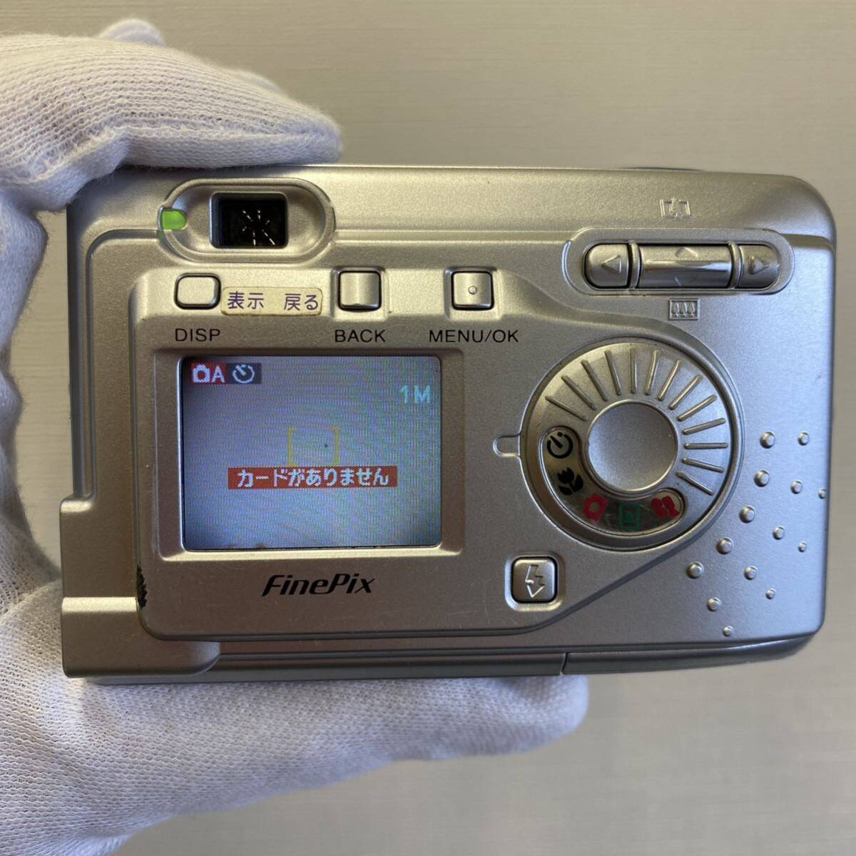 【P-83】FUJIFILM FinePix A303 / A203 2点 まとめ フジフィルム ファインピックス デジタルカメラ 通電確認 シャッターOK の画像8