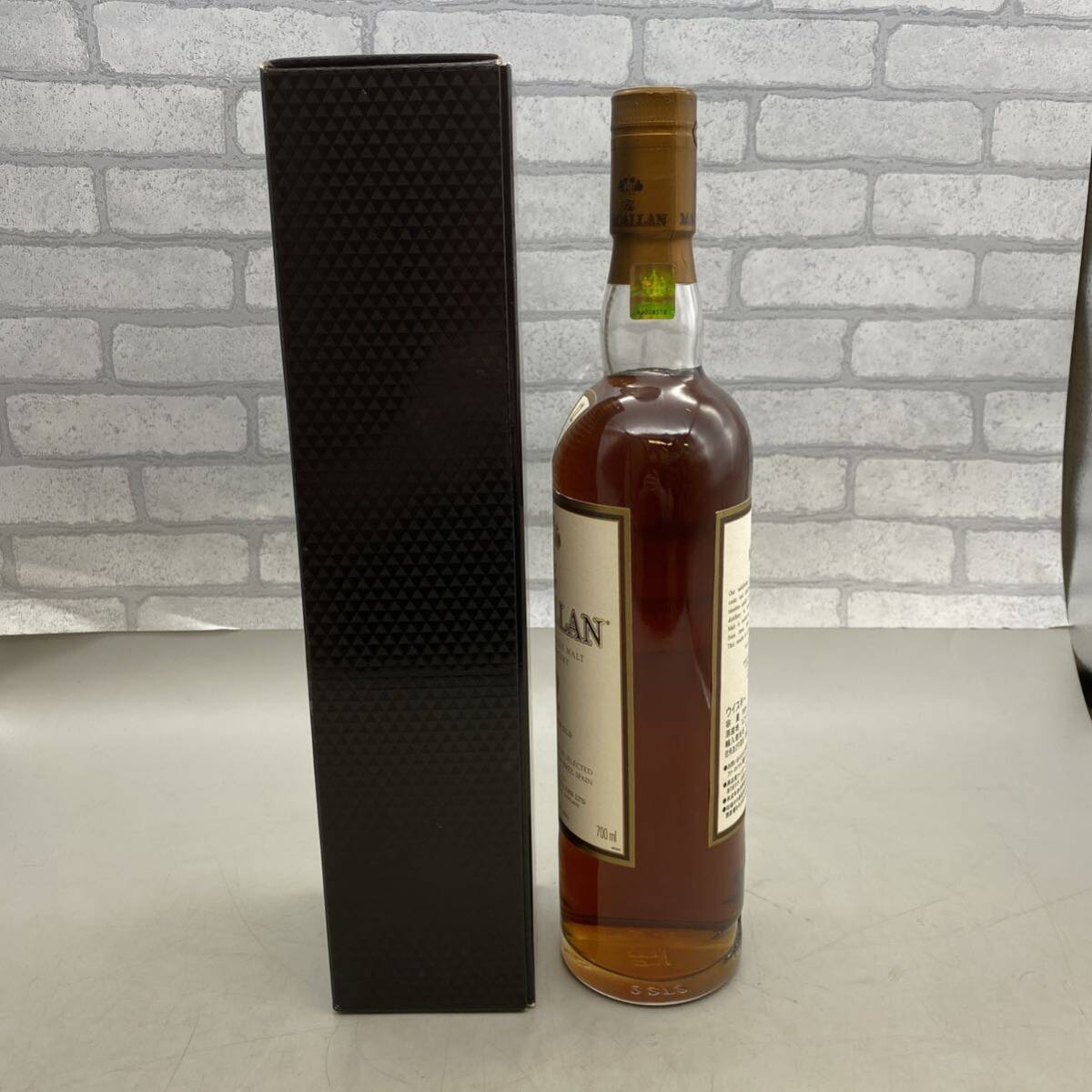 【酒G-7】MACALLAN マッカラン 12年 シェリーオークカスク スコッチウイスキー 箱付 700ml 40% 未開栓_画像2