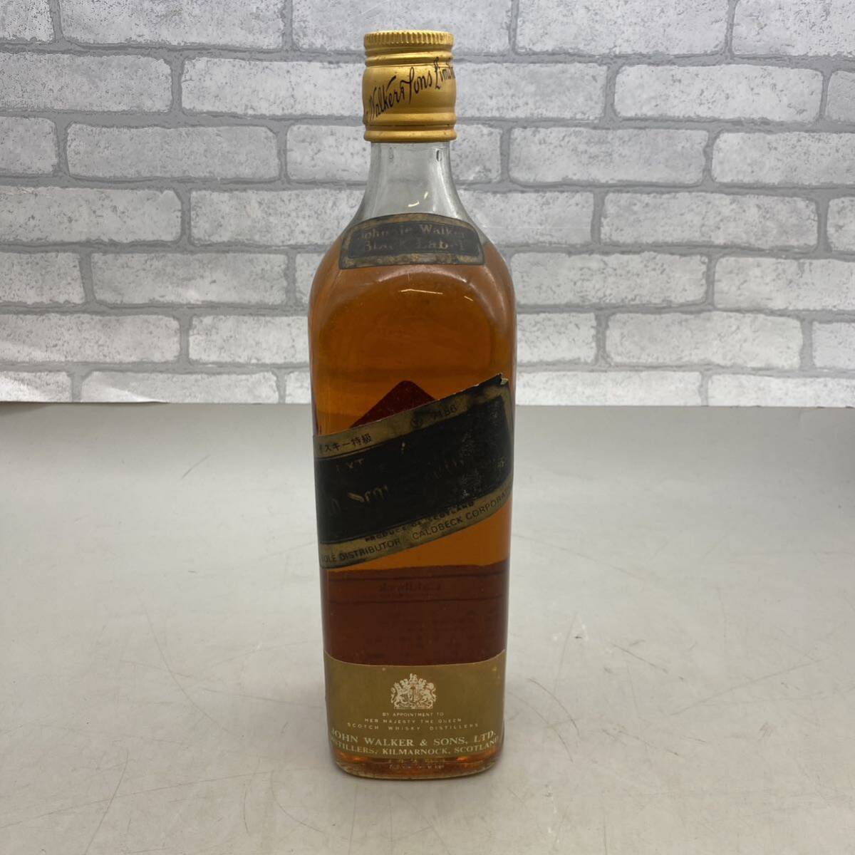 【酒G-10】 JOHNNIE WALKER ジョニーウォーカー ブラックラベル エクストラスペシャル スコッチウイスキー 760ml 43%_画像1