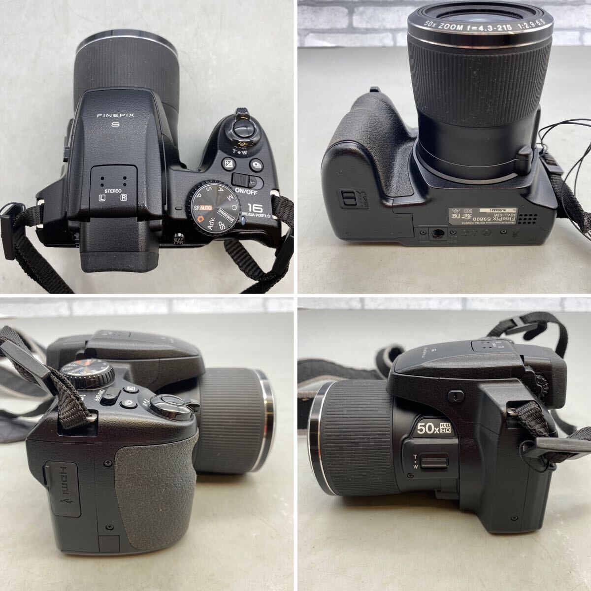 【V-6】 FUJIFILM FINEPIX S9800 フジフィルム デジタルカメラ カメラバッグ 動作未確認_画像4