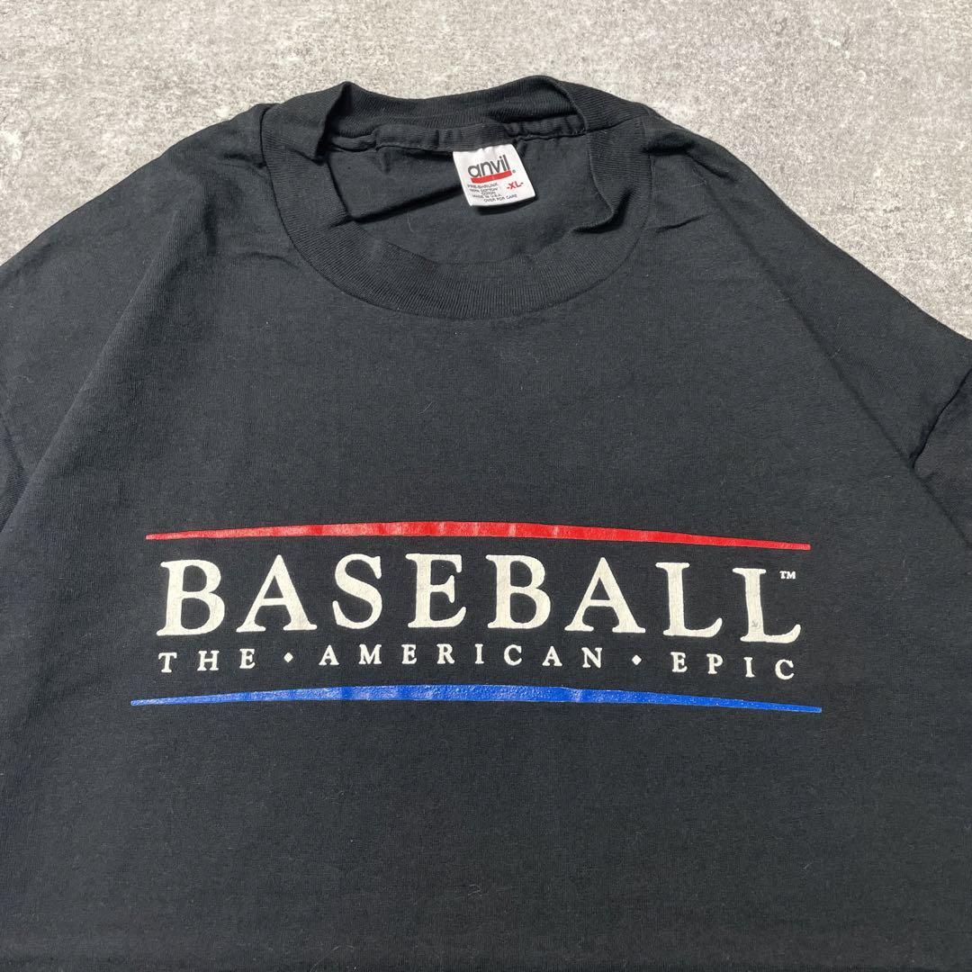 90s USA製 BASEBALL CD 音楽 vintage T-shirts_画像2