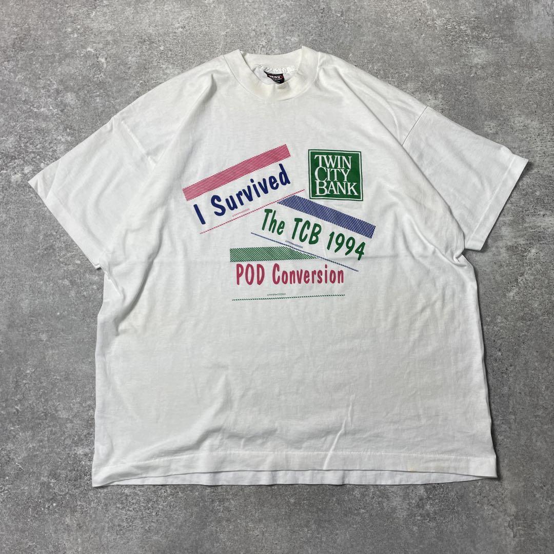 90s USA製 TCB 地方銀行 vintage T-shirts_画像1