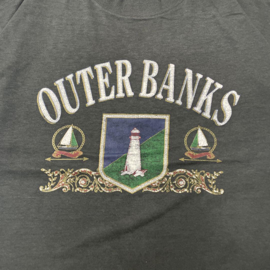 90s USA製 OUTER BANKS 灯台 vintage T-shirts