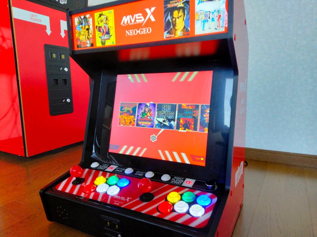 MVSX セイミツカスタム新品本体 + ホームアーケードベース未開封 ネオジオ NEOGEO_画像1