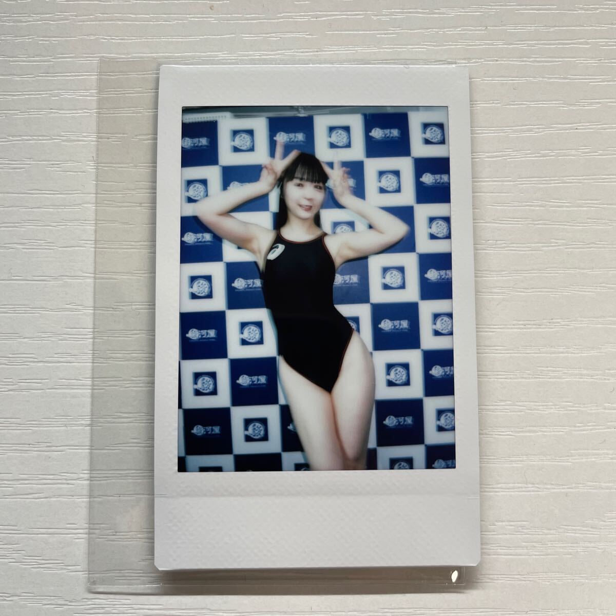 新品 星那美月 チェキ 競これ イベント 特典 グラビア 競泳水着 水着 デジタル出版 写真 競泳水着これくしょん 2_画像1