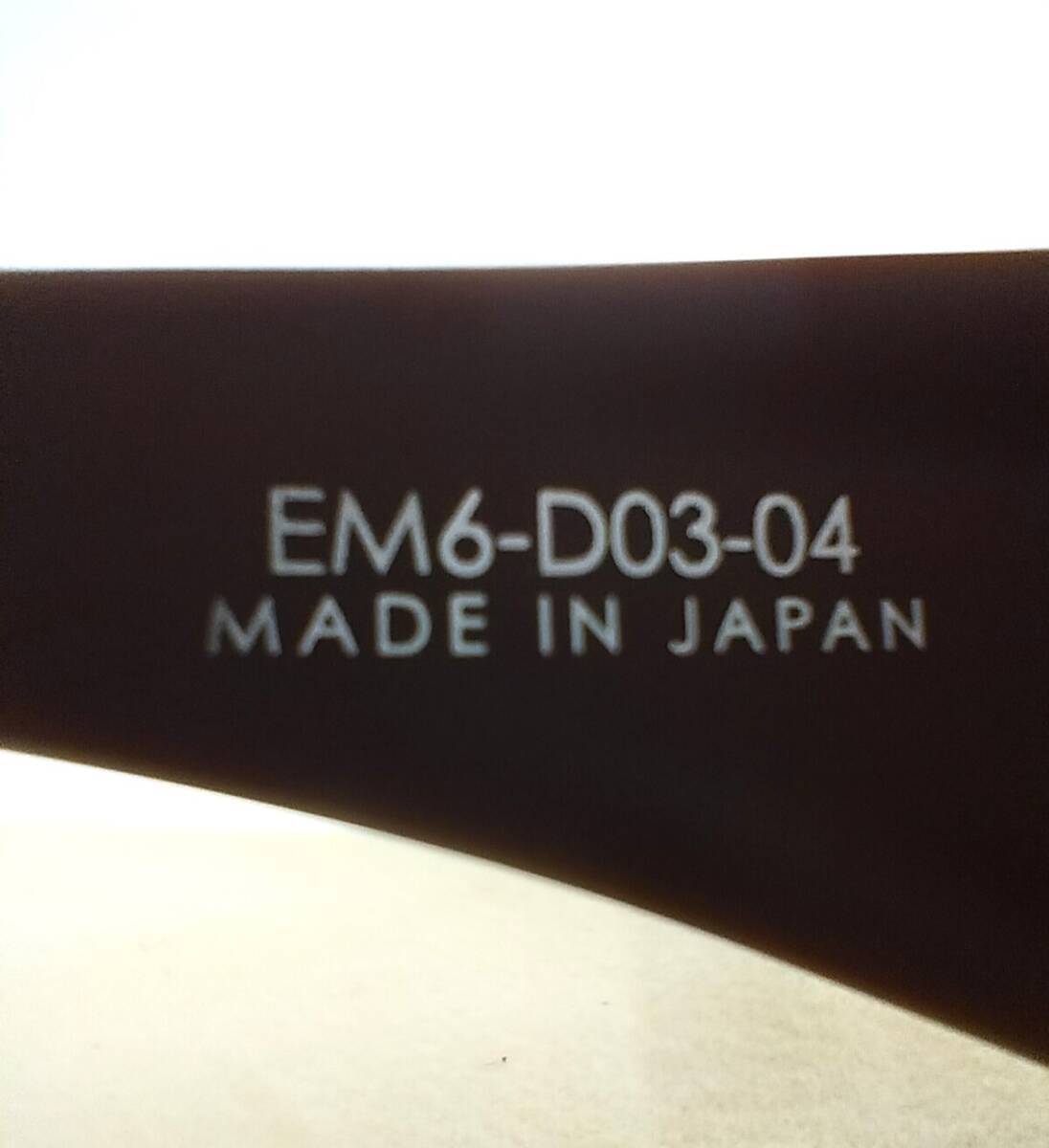 タレックス TALEX オーバーグラス PEACE BROWN サングラス EM6-D03-04 日本製の画像4