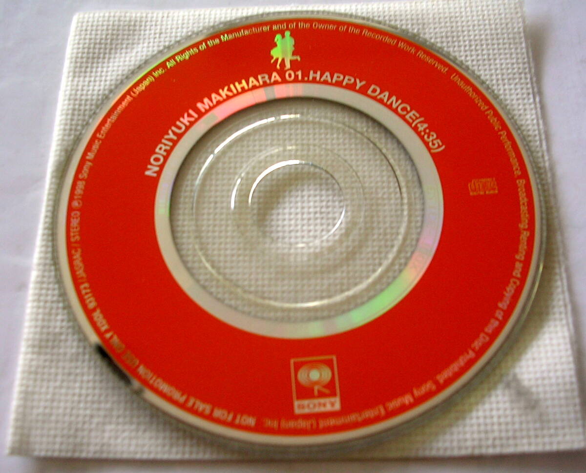 【8CD】NORIYUKI　MAKIHARA　槇原敬之　「　HAPPY DANCE　ハッピー・ダンス　」　：1998年　テレ朝　店頭演奏用 SAMPLE レア 試聴盤 見本品_画像1