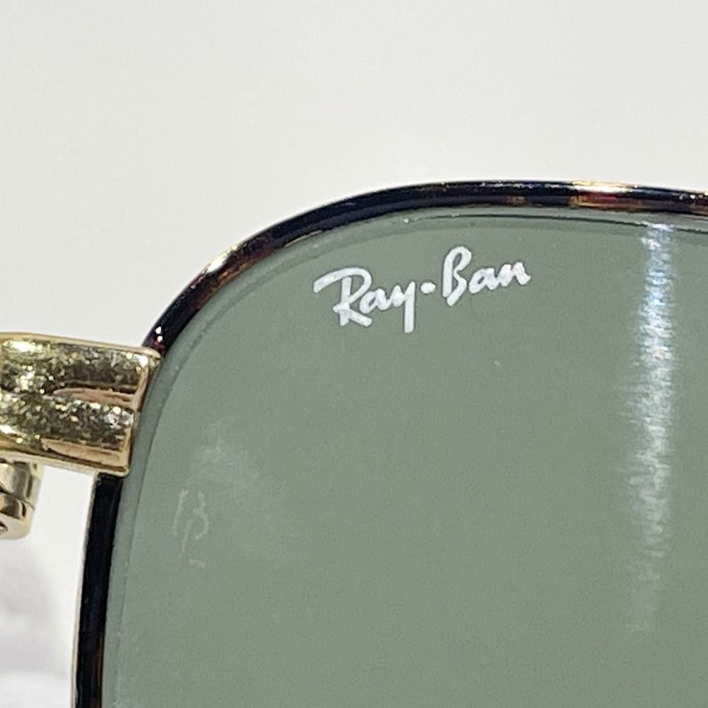 中古AB/使用感小 Ray-Ban レイバン サングラス W2190 スクエア デミ柄 ヴィンテージ アイウェア B&L ユニセックス ブラウン 20460536_画像9