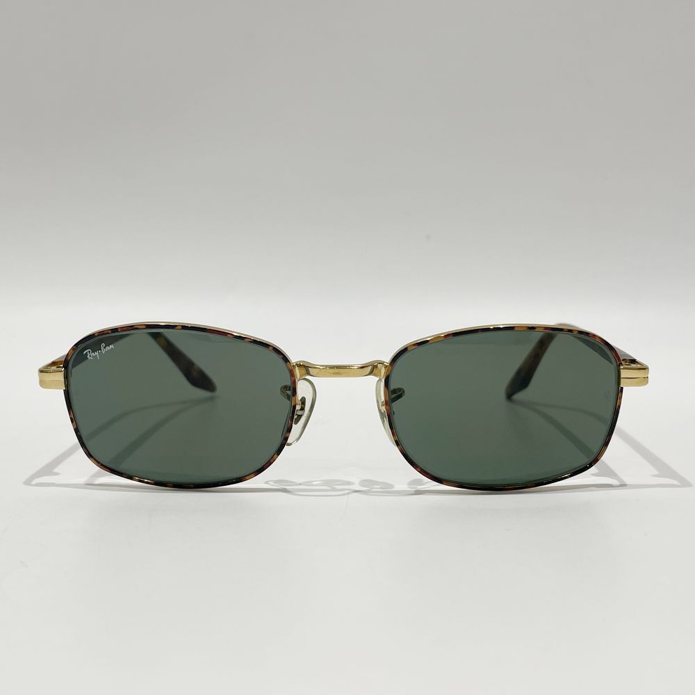 中古AB/使用感小 Ray-Ban レイバン サングラス W2190 スクエア デミ柄 ヴィンテージ アイウェア B&L ユニセックス ブラウン 20460536_画像2