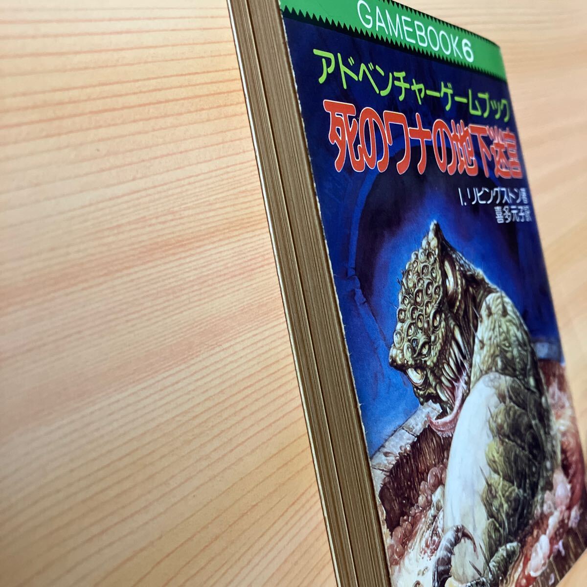 【初版】アドベンチャーゲームブック 6死のワナの地下迷宮 I リビングストン 社会思想社 の画像10