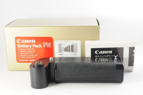 ★元箱付き・新品級★CANON バッテリーパック FN 使用感の少ない素晴らしい外観！0460の画像1
