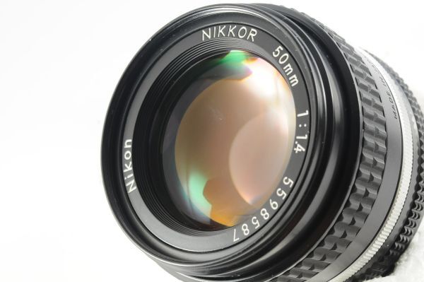 ★超美品★NIKON ニコン NIKKOR AI-S 50mm F1.4 清潔感溢れる非常に綺麗な外観！クリアーな光学！0434_画像9