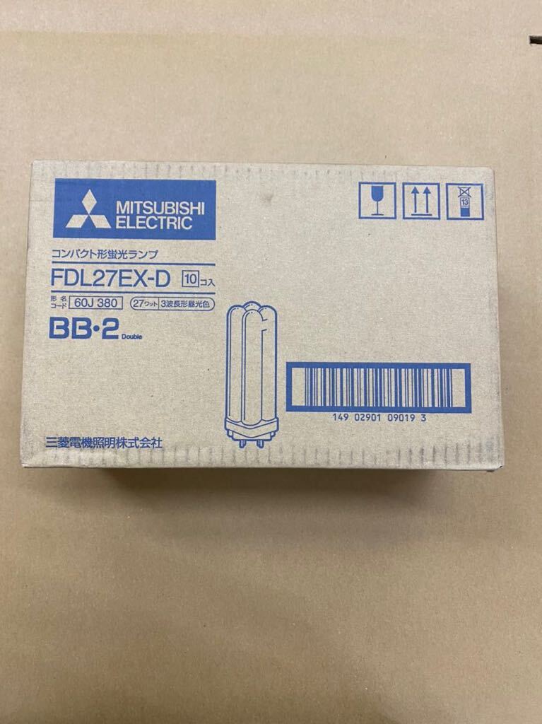  compact форма флуоресценция лампа Mitsubishi FDL27EX-D 10 шт. комплект 