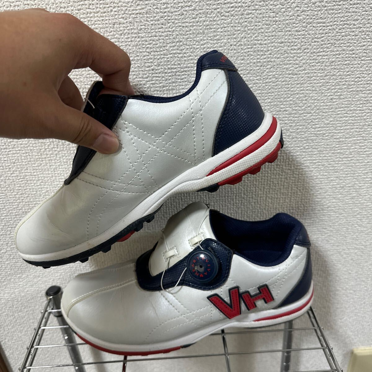[1 иен старт ]VIVA HEART VH обувь туфли для гольфа VHK006 23.5cm