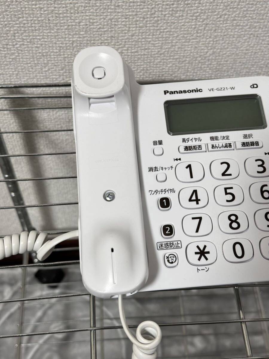 ［1円スタート］Panasonic 電話機 パナソニック VE-GZ21 の画像3