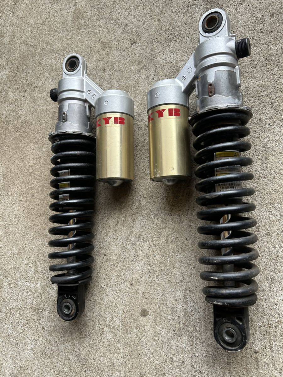  Kawasaki rear suspension kawasaki ZRX1100? original KYB rear suspension left right set junk treatment 