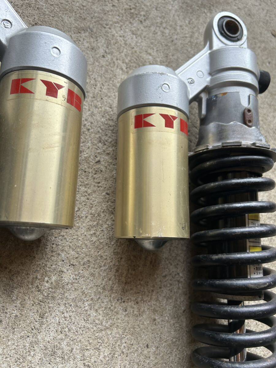  Kawasaki rear suspension kawasaki ZRX1100? original KYB rear suspension left right set junk treatment 