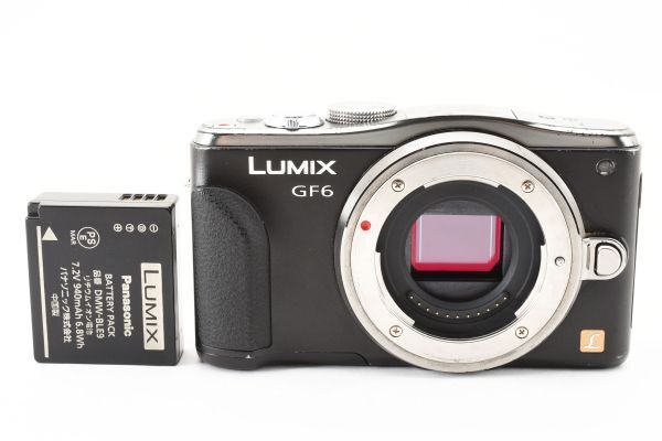 ★☆Panasonic パナソニック LUMIX DMC-GF6 ブラック ボディ #6197☆★_画像2