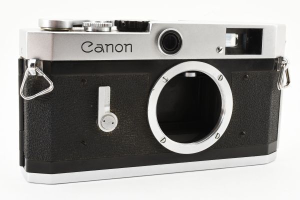 **CANON Canon Canon CAMERA Ppopi rail range finder silver body film camera #6186**