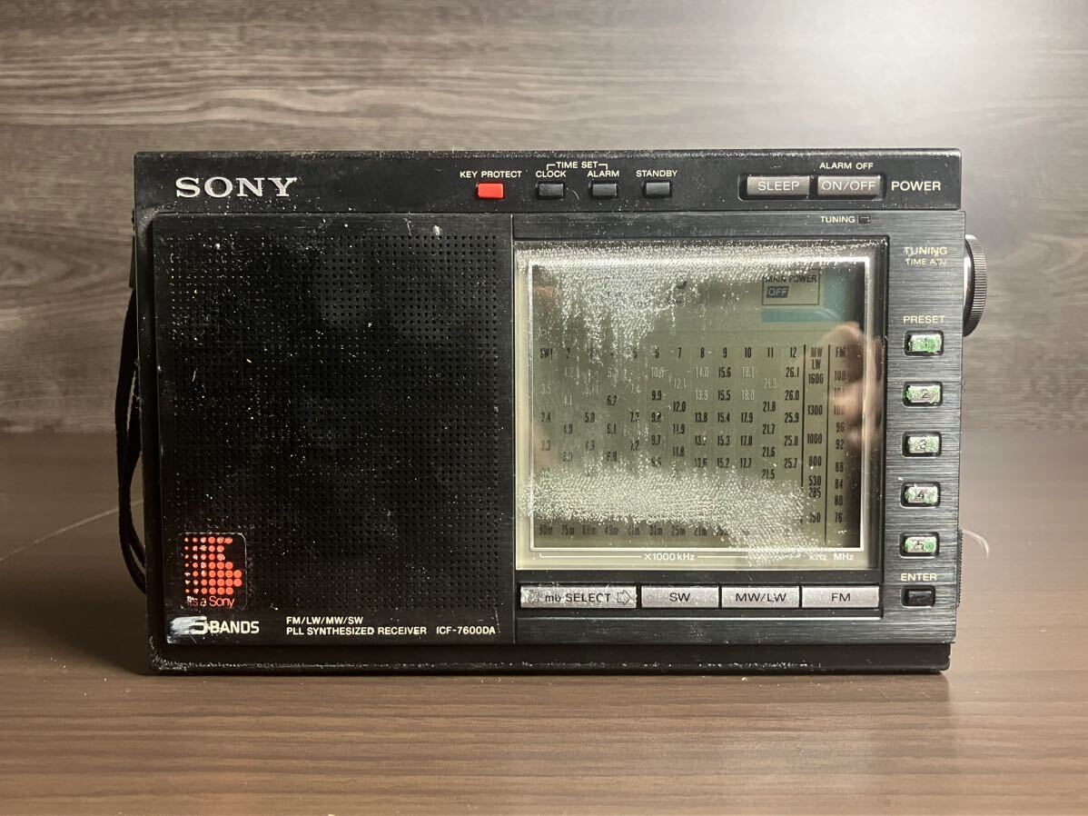 SONY ICF-7600DA radio war front that time thing [JXAX][ amateur radio association first generation . length discharge goods ]