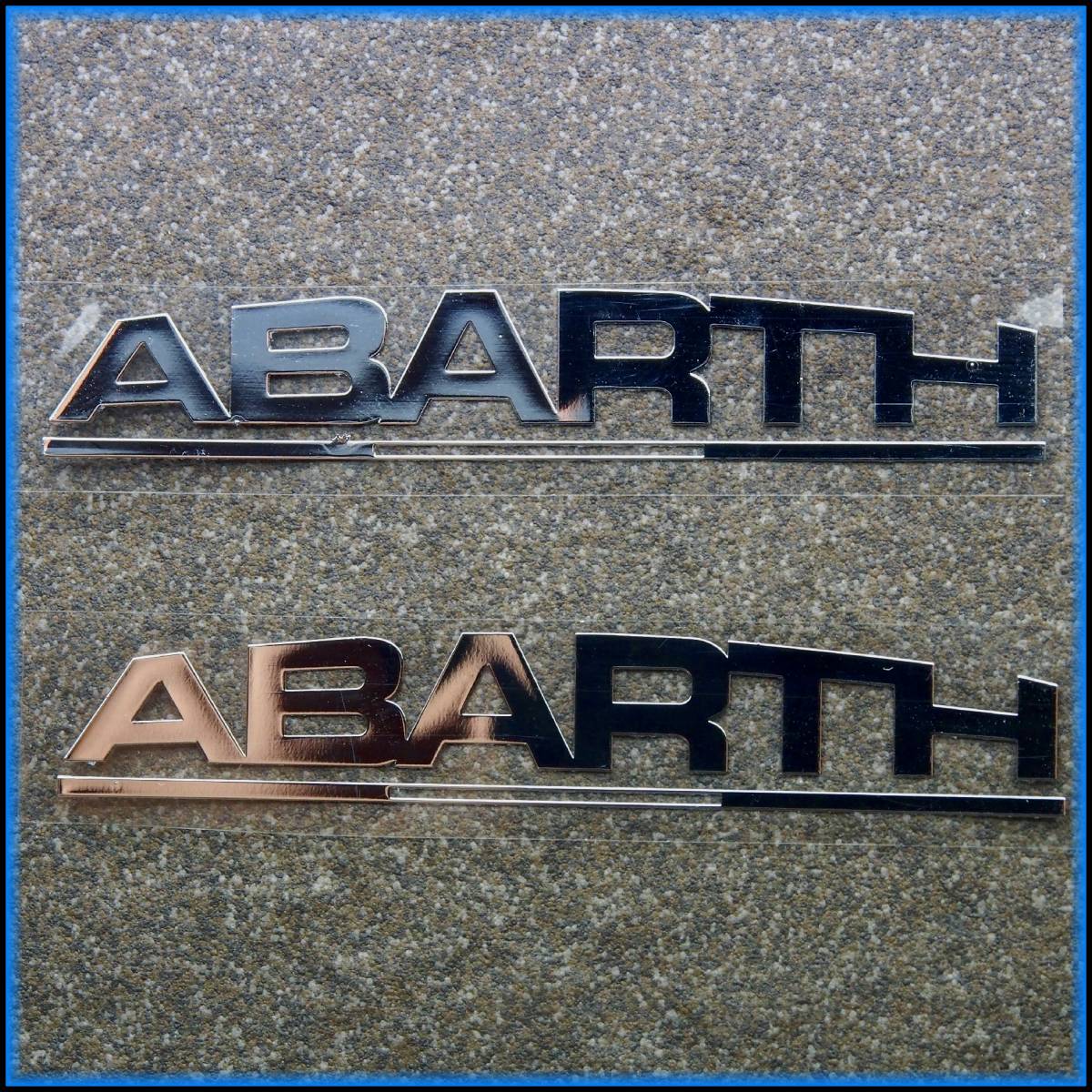 アバルト ABARTH ロゴ ステッカー ／ エアロ シート マフラー ホイール 車高調 スポイラー BBS レカロ 124 スパイダー 595 695 旧チンク_画像2