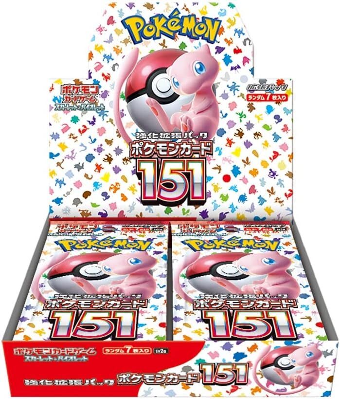 新品未開封 ポケモンカードゲーム スカーレット&バイオレット 強化拡張パック 「ポケモンカード151」 1BOX販売　シュリンク付き　02_画像1