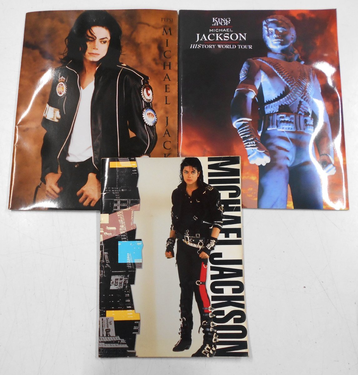 Michael Jackson Michael * Jackson Tour pamphlet 3 pcs. set together [se329]