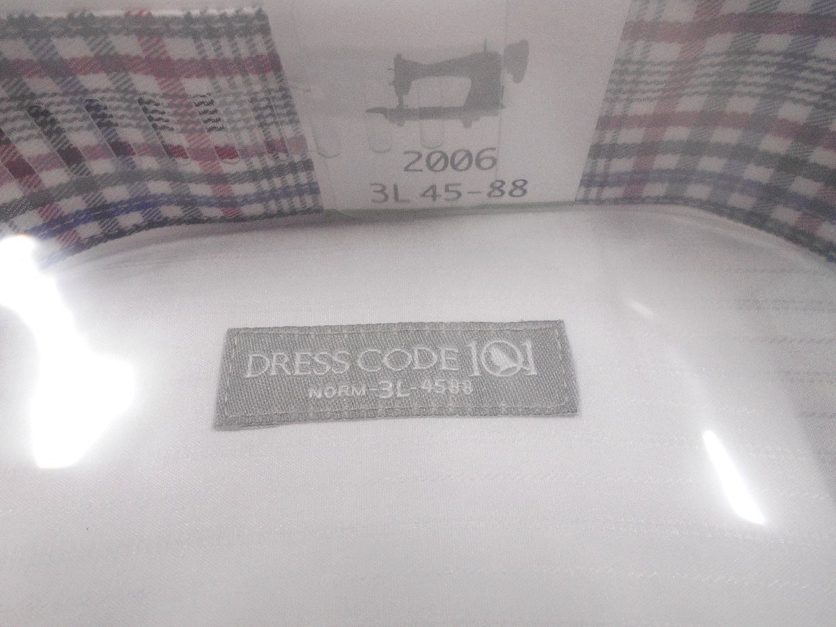 DRESS CODE 101 長袖ワイシャツ 2点セット 3L 45-88 【セ275】_画像6
