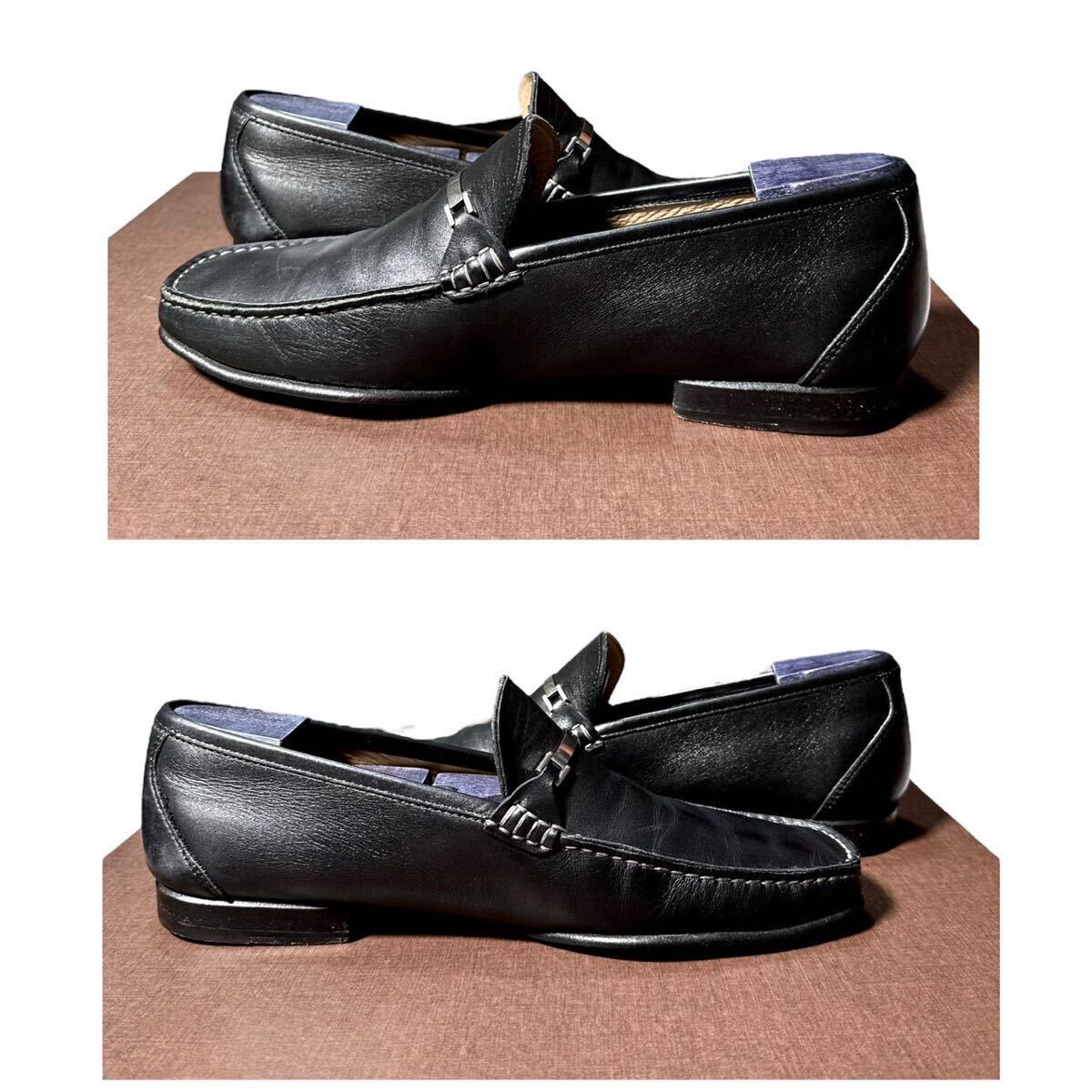 【本物保証】極上美品◆ Salvatore Ferragamo フェラガモ ◆ビット ローファー ビジネスシューズ 革靴 UR 55025 サイズ 8 26cm相当の画像4