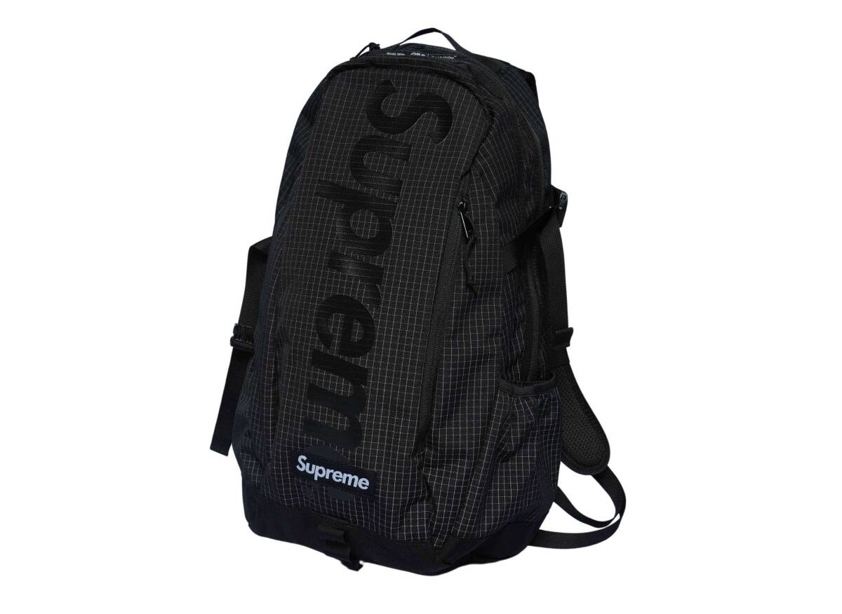 1円〜 新品未使用 SUPREME 24SS backpack バックパック リュック ブラック Black シュプリームの画像1