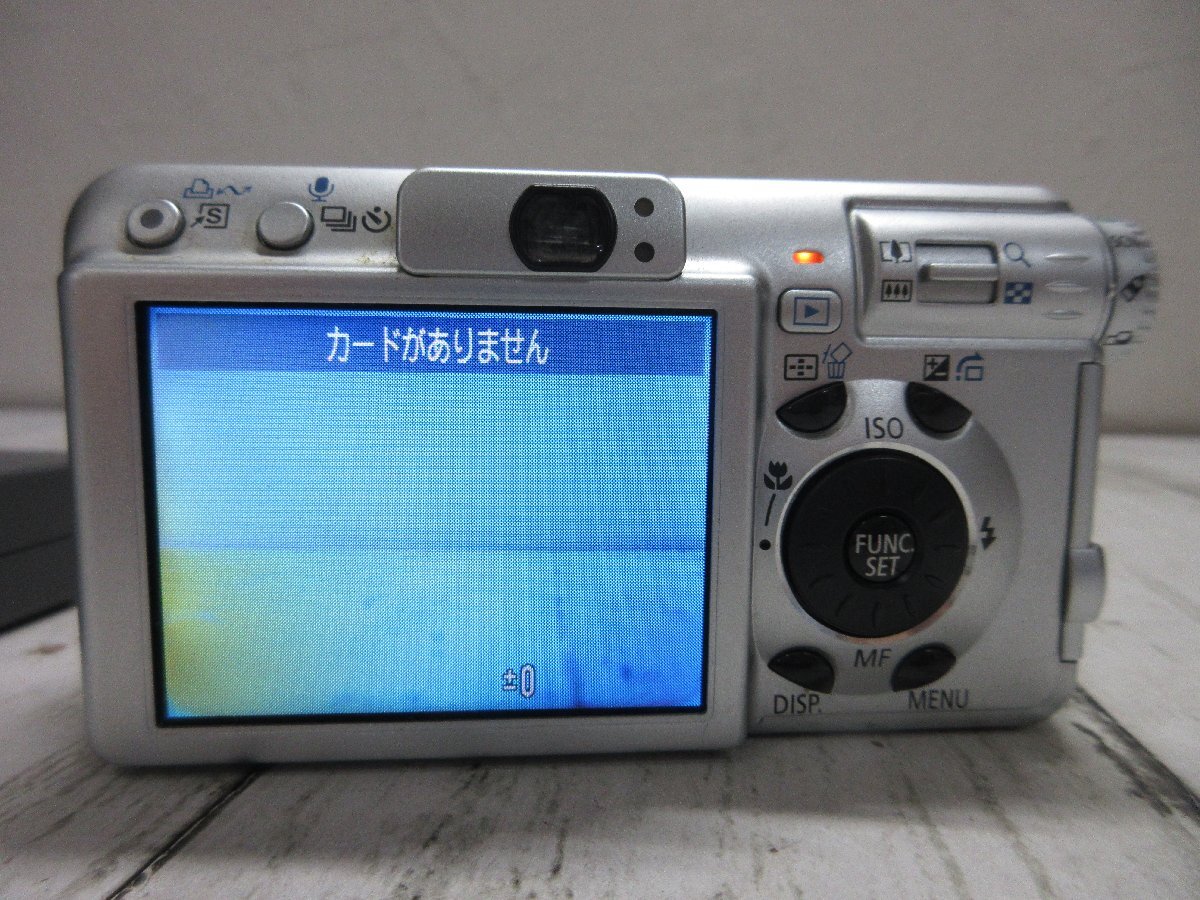 1円　動作品　デジタルカメラ canon PowerShot S80 キャノン　パワーショット　 digital camera PC1155 【星見】_画像3