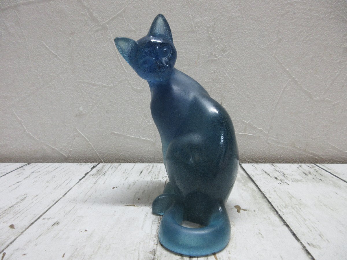 mae 2.希少 Daum ドーム クリスタル 高さ約14.5cm 猫 キャット mae 2.希少 Daum ドーム クリスタル 高さ約14.5cm 猫 キャット