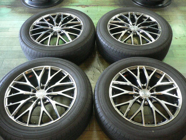 Weds ウエッズ LEONIS レオニス MX 18ｘ7J +47 5穴 PCD114.3 YOKOHAMA　BluEarth 225/60R18 CX-5 ノア ヴォクシー セレナ ステップワゴン_画像1