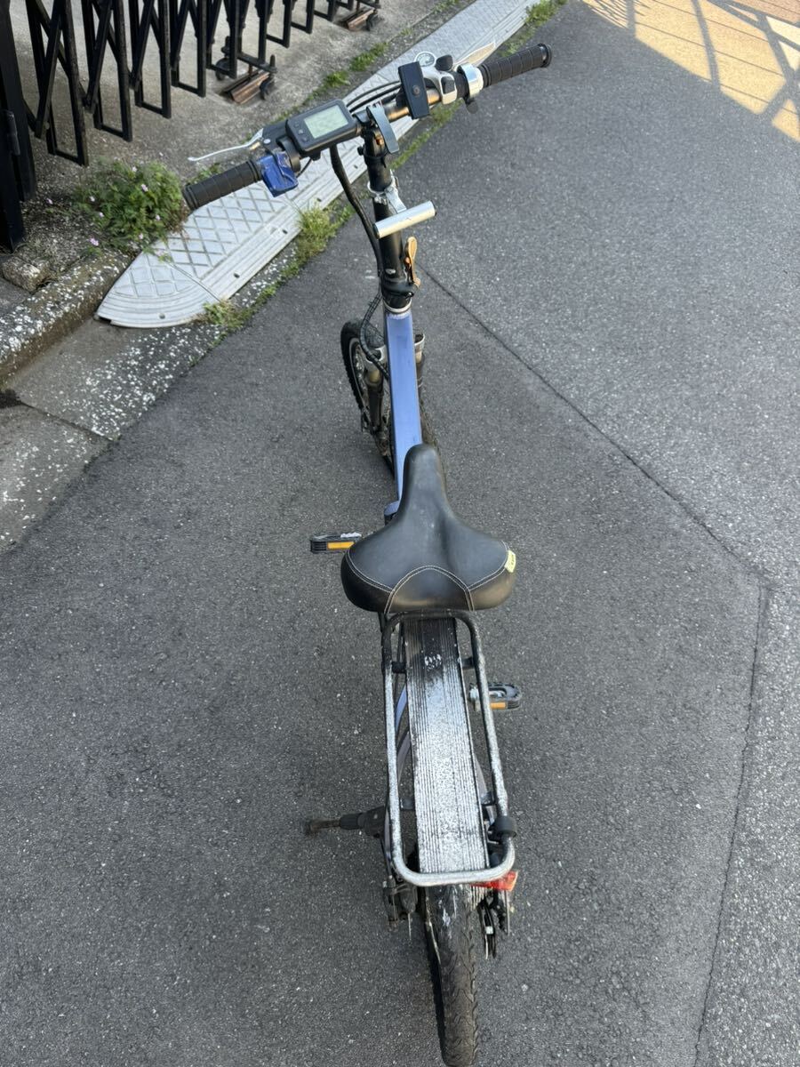 MATE CITY Mate City black folding electric bike Junk pickup limitation Saitama city Sakura district 