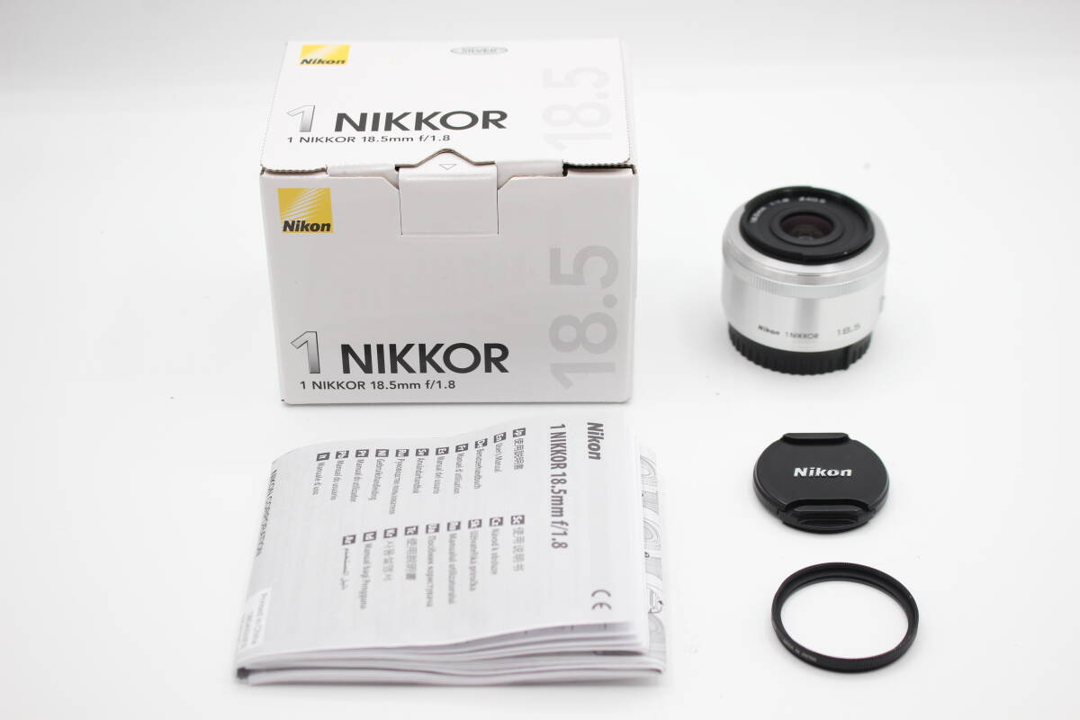 送料無料◆Nikon ニコン 1 NIKKOR 18.5mm F1.8◆元箱付♪0508の画像1