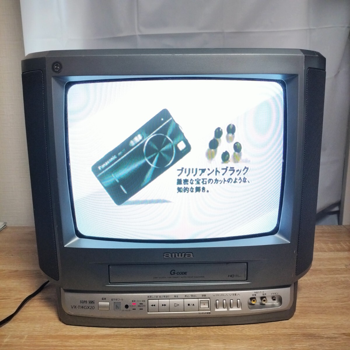 aiwa アイワ テレビデオ ブラウン管テレビ 14インチ VX-T14GX20_画像1