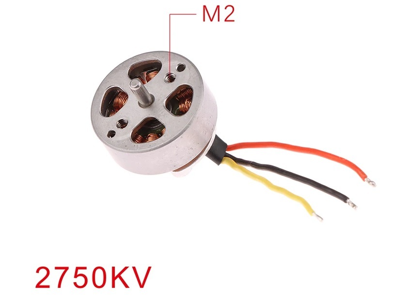 【２個セット】小型ブラシレスモーター 外径18mm/9g/2750kv【送料120円～】003_画像2