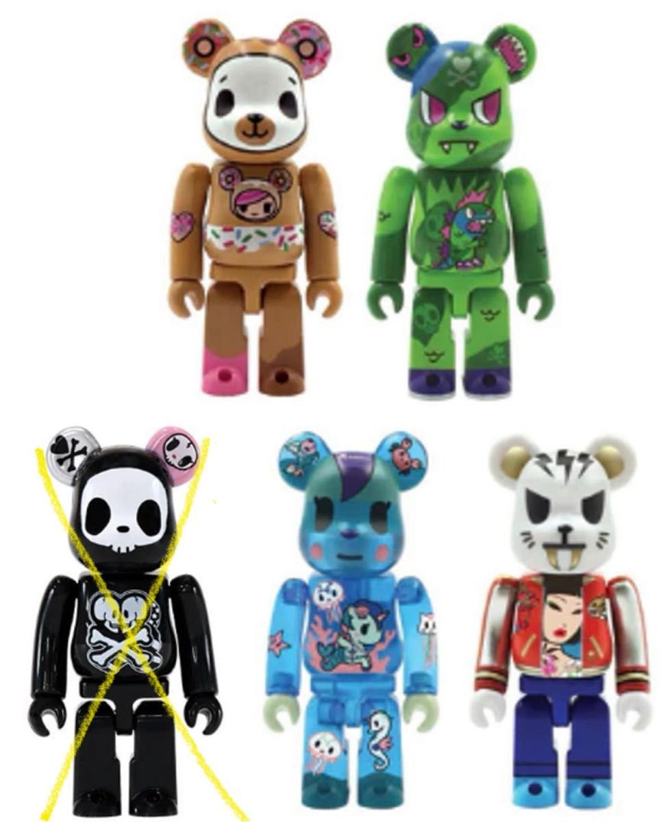 ベアブリック　BE@RBRICK トキドキ tokidoki シンガポール限定 ミニフィギュア