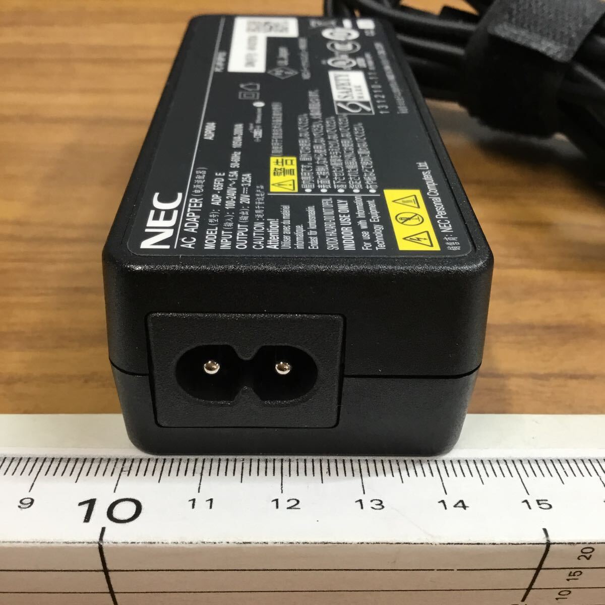 （0502HR07）送料無料/中古/NEC/ADP004/20V/3.25A/純正 ACアダプタ 4個セットの画像3