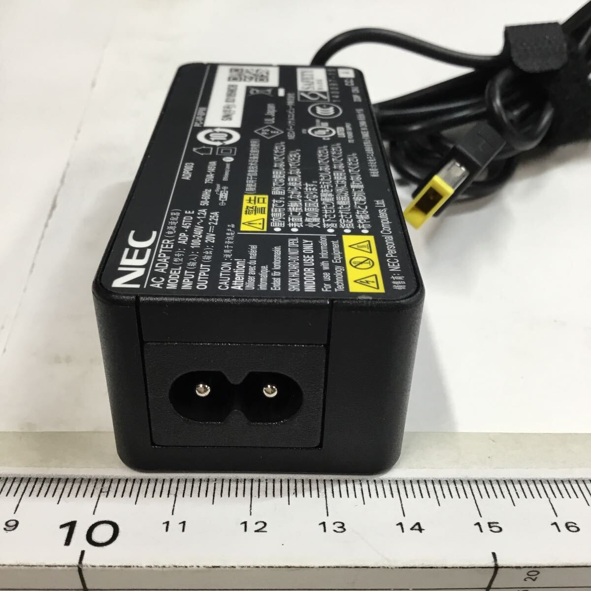 (0520HR02) free shipping / used /NEC/ADP003/20V/2.25A/ original AC adapter 120 piece set 