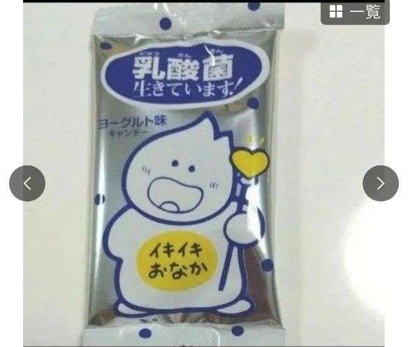 乳酸菌生きています！ ヨーグルト キャンデー 【イキイキ！！　おなか】 ５袋　(１袋に１２粒入)　甘すぎない　おやつ　勉強　運転中