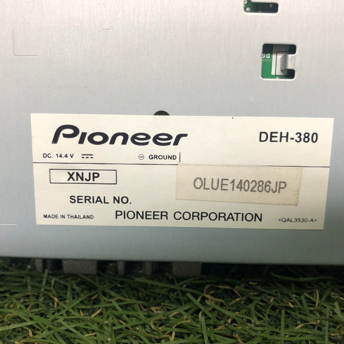 [24P02045A2]@ Pioneer carrozzeria パイオニア カロッツェリア DEH-380 CDプレーヤー 1DINの画像5