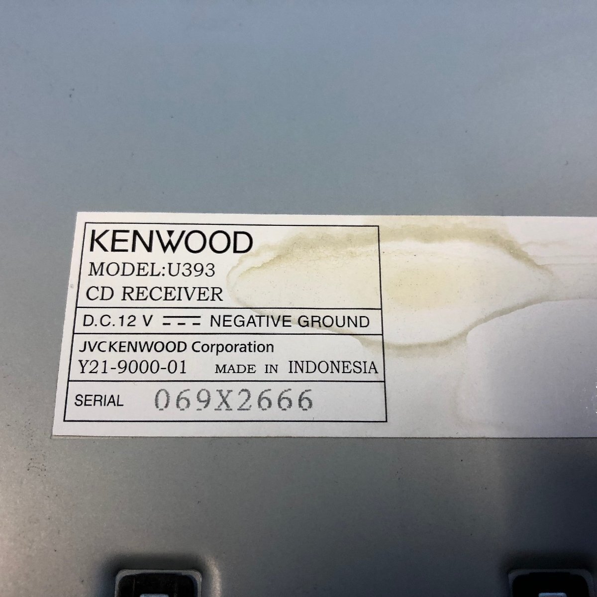 [24P02097A1] KENWOOD Kenwood U393 CD плеер 1DIN