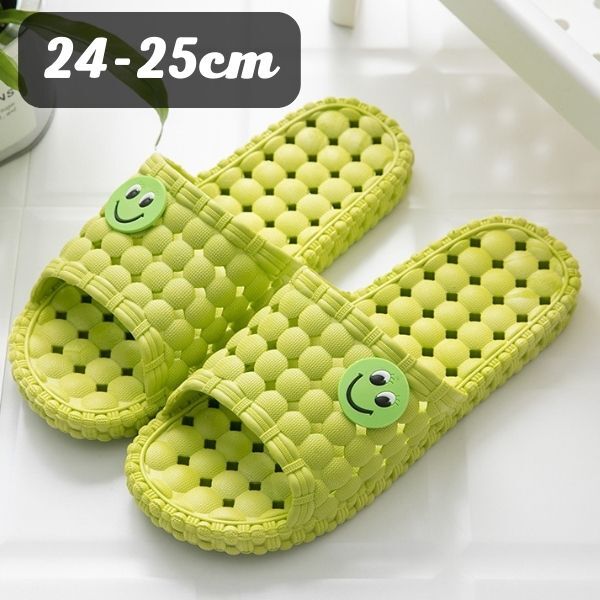  тапочки салон надеть обувь веранда ванная ...24-25 lime зеленый #0114