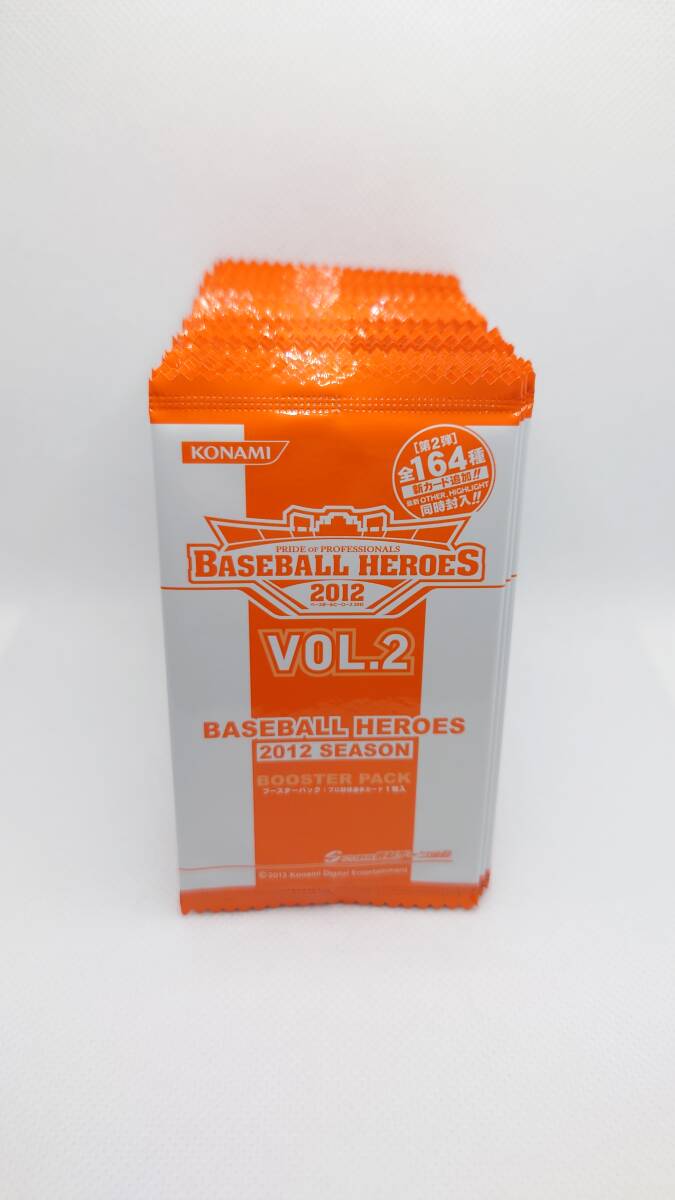 [KONAMI] Konami BBH2012 Baseball heroes 2012 booster pack VOL.2 new goods unopened 71 sheets 